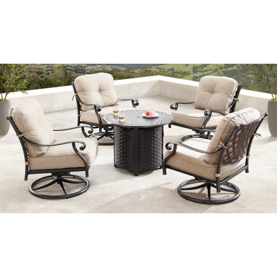 Mccomas Patio Conversation Set with Cushions