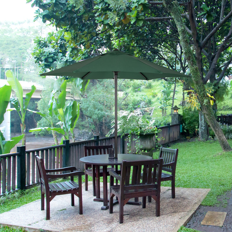 McKenney 196cm Market Parasol, Green