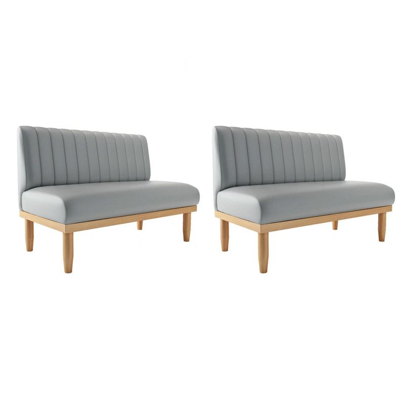 Banc rembourré en similicuir