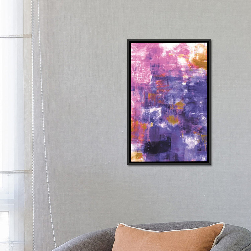 «Off the Grid X», impression sur toile, H 26 po x l 18 po x P 1,5 po, Toile avec cadre noir, Pas de tapis