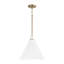 Luminaire suspendu conique à 1 lumière Kieon