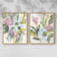 Impression encadrée florale Fresco I-Premium - prête à être accrochée - aucun clou requis - aucun clou requis-2098446182-2098446180