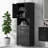 Tall Bathroom Cabinet With Laundry Basket-121106479