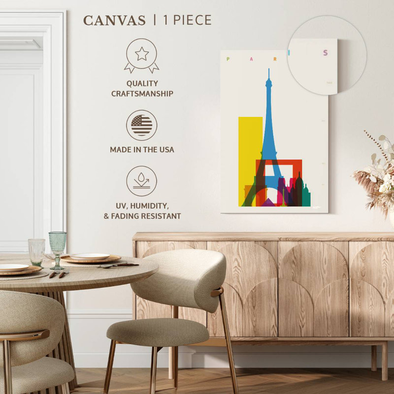 Sireci Colorful Paris, 36" H x 24" W