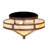 Alyesha Glass Semi Flush Mount