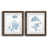 Papier, cadre noyer