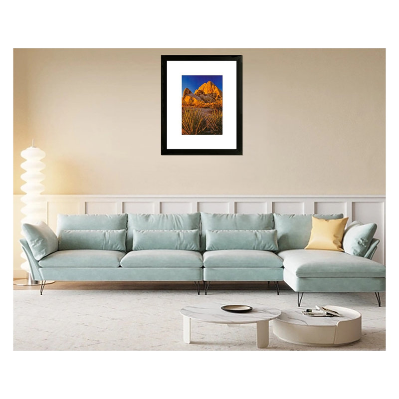 Cadre photo noir en panneau de fibres à densité moyenne avec vitrage PS, affichage 8 x 10 pouces