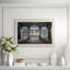 Aged Mansion' Framed Print on Glass