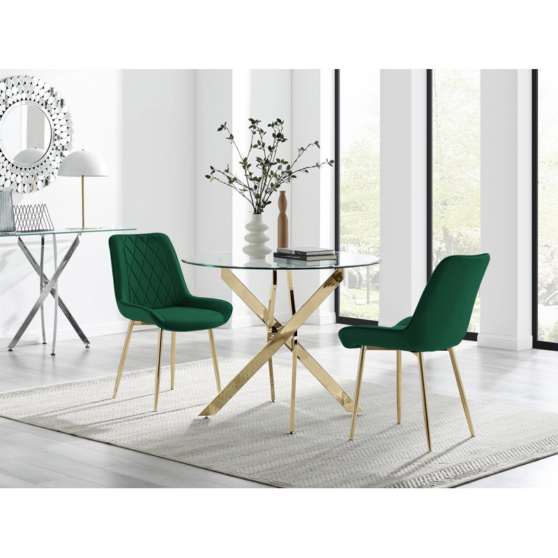 Bernell 2 - Person Dining Set, Green