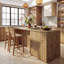 Grand îlot de cuisine 71 po avec armoire de rangement à double porte 71 po