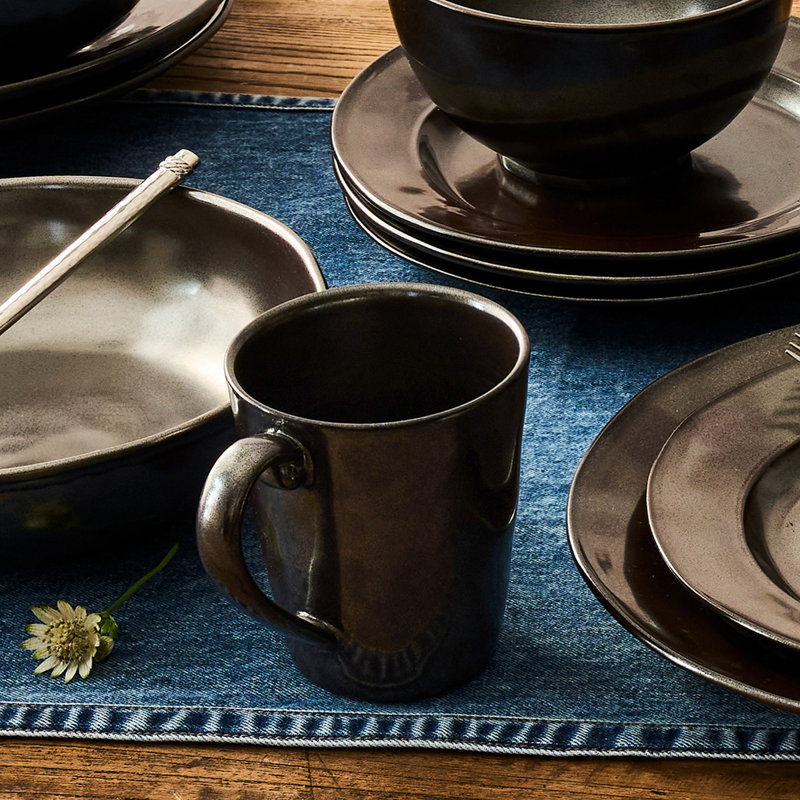 Pewter Stoneware Mug