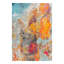 Tapis abstrait bleu / gris / orange Octagon-69786813