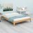 Solid Dry Bamboo Wood Platform Bed-1532626554