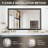Matte Black Aluminium Framed Led Bathroom Mirror,wall Mounted Lighted Vanity Mirror-103558523