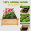 Lit de jardin surélevé en bois Olivers