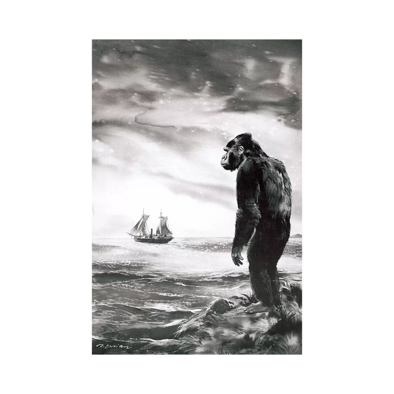 1 Piece Wrapped Canvas Painting, 30.48 cm H x 45.72 cm W
