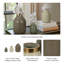 Ensemble de 3 vases en métal et en fer décoratifs Modern Modern Home-1552619962
