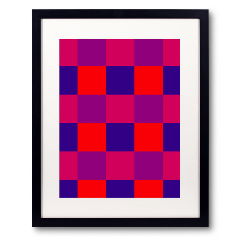 Quatro Once Print by Drew Gaffney, Black Framed Paper, 21.25" H x 17.25" W
