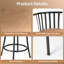 Tabourets de bar à hauteur ajustable 24 po et 29 po avec cadre en métal pour îlot de cuisine Monarrez-1125487039