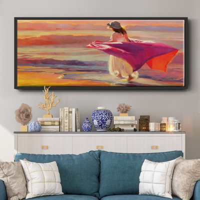 Catching the Breeze- Framed Canvas