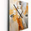 Très grande horloge murale Glam Orange Beige Collage III-99632404
