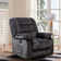 Lyquinn 37" Wide Contemporary Manual Reclining Massage Chair with Heating Function