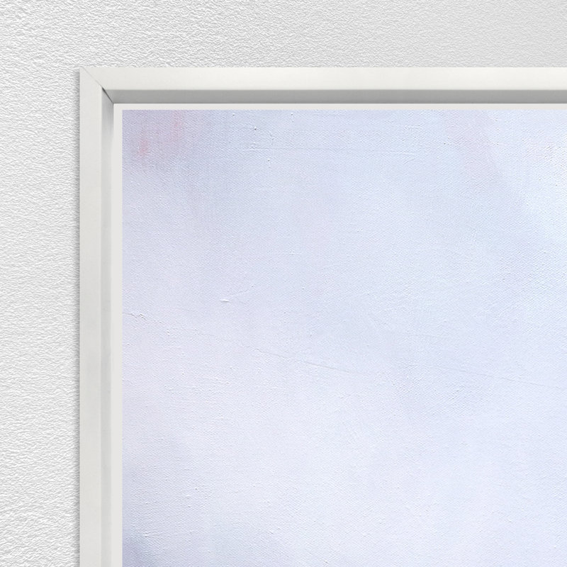 Bandon Sunset, No, White Floater Frame Canvas