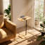 16.54 " W Solid Wood Top Console Table