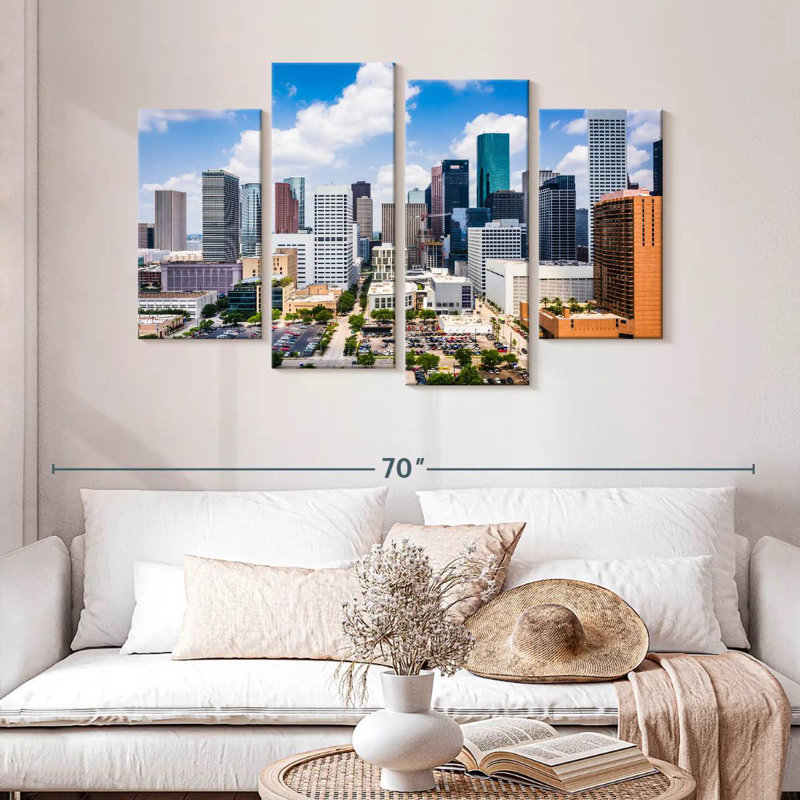 Sireci Buildings In Houston, 32" H x 52" W