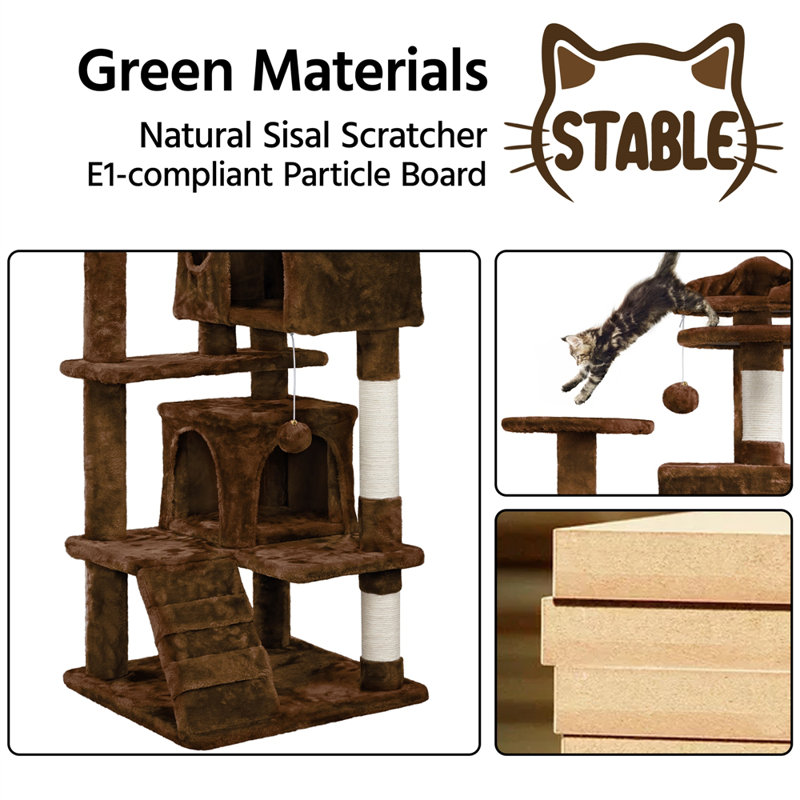 Multilevel  Cat Tree, Brown