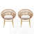 Beige Cushion/Light Brown Frame selected
