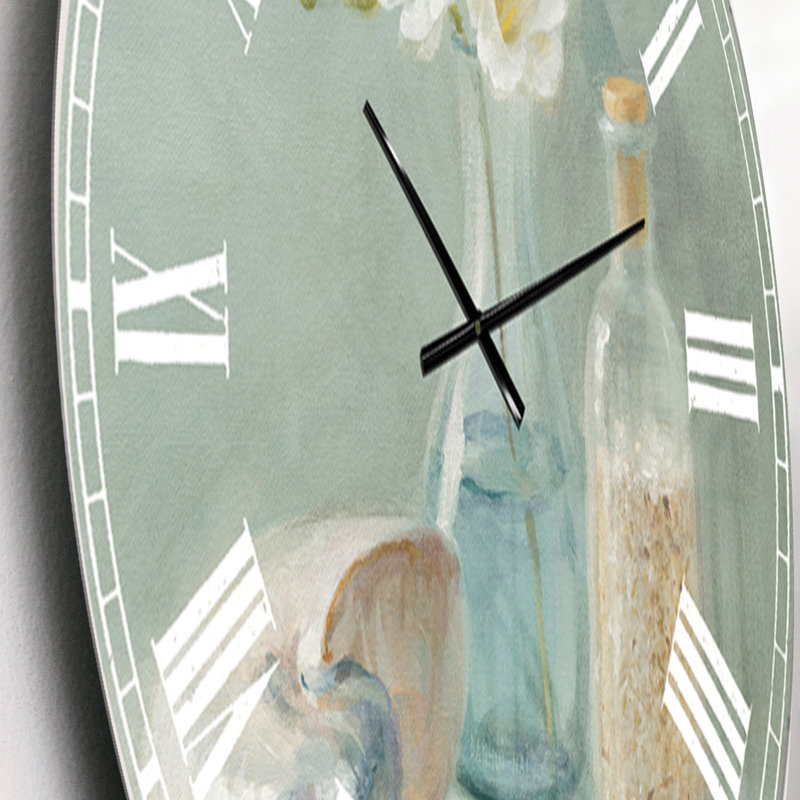 Horloge murale Pastel Bath II - Farmhouse, Petit
