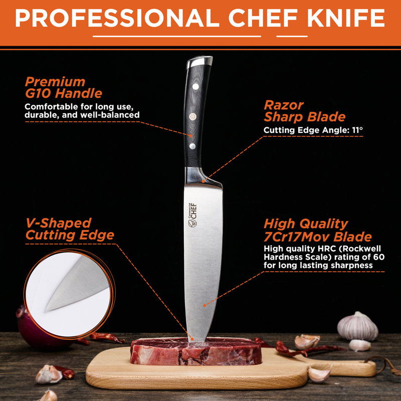 Commercial Chef Commercial Chef 8'' Chef's Knife