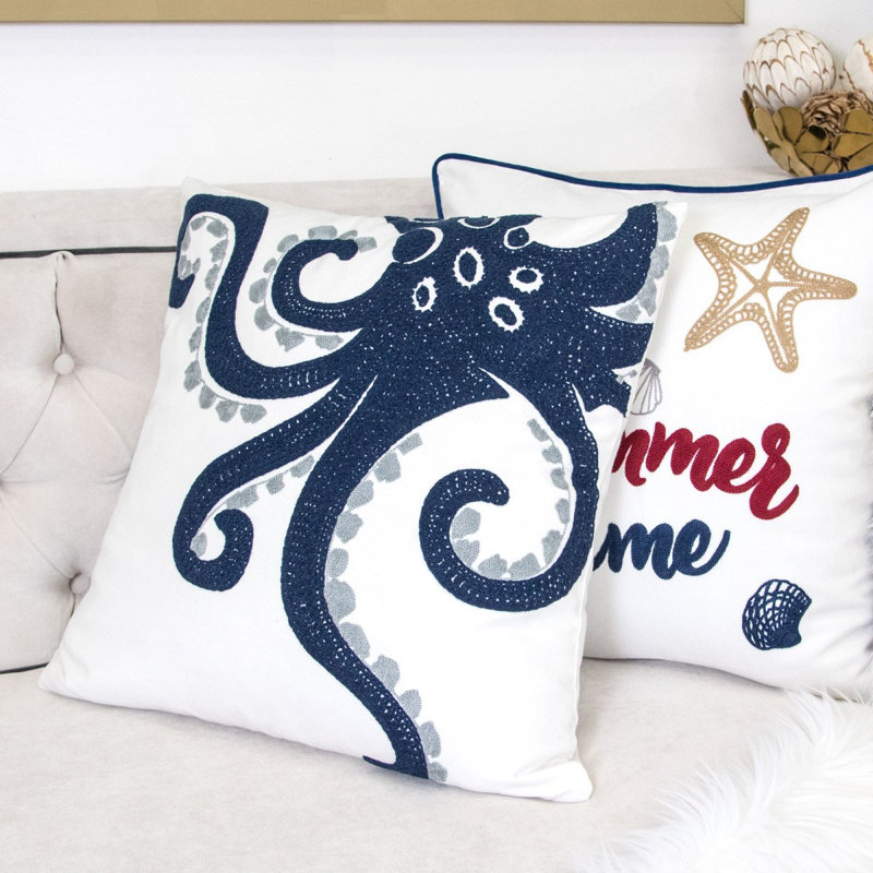 Blue Octopus, White/Blue Octopus