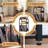 3 Tier Record Player Stand with Storage for Up to 100 Albums, Turntable Table, Retro Vinyl Shelf for Living Room