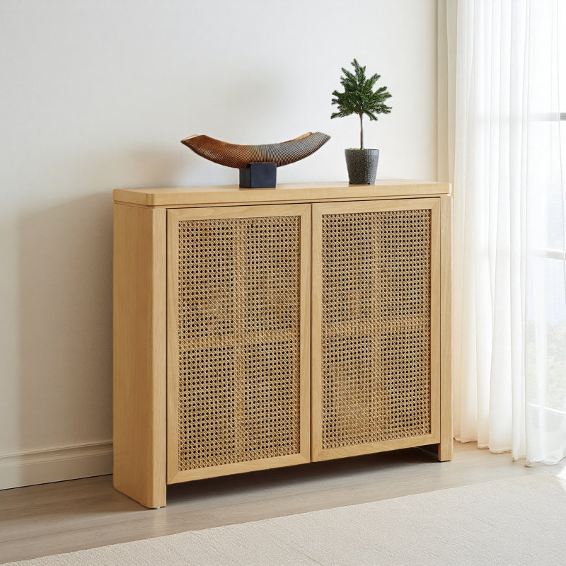 Buffet 39,4 po Mid-Century Modern, Naturel