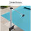 Justhin 3.3m Square Cantilever Umbrella With Base-179493649
