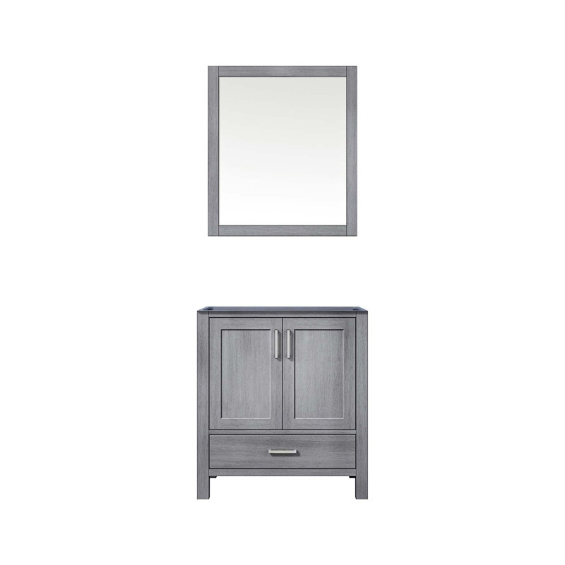 Meuble-lavabo polyvalent avec rangement abondant et design élégant, Gris