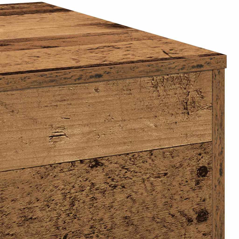 Coffee Table, Old Wood, 31 Cm, Brown, 31" H x 55" W x 55" L