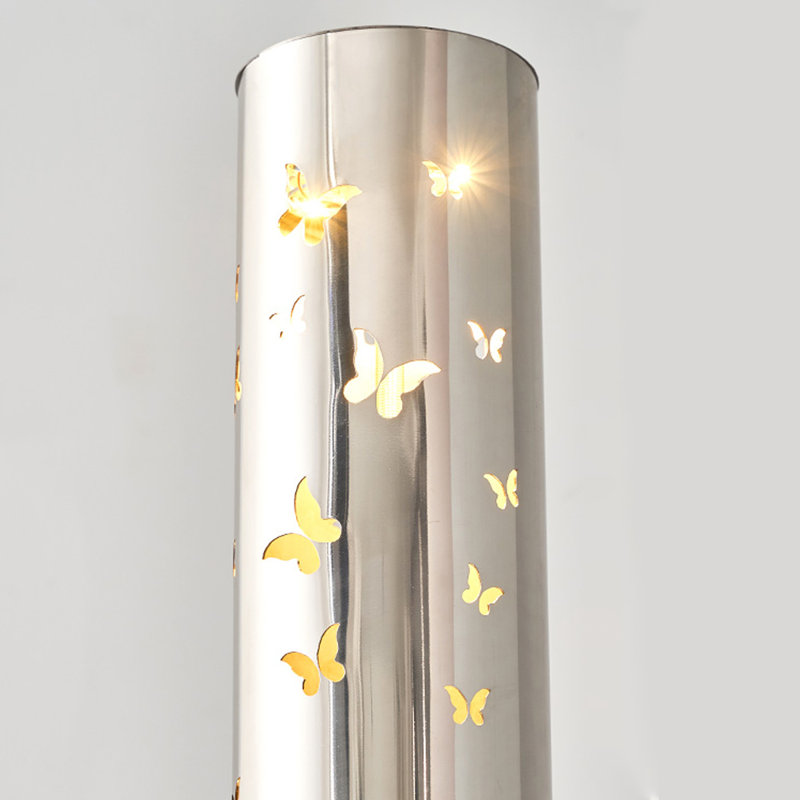 Silver Stainless Steel Free form Floor Lamps