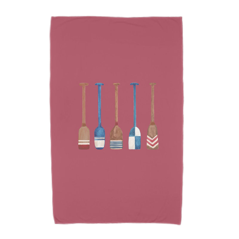 Serviette de bain en microfibre Aksel, Rouge