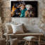 Toile dans un coin douillet et légèrement éclairé d'un ensemble d'art mural adorable chiots adorant leur fourrure douce et moelleuse-2133414917