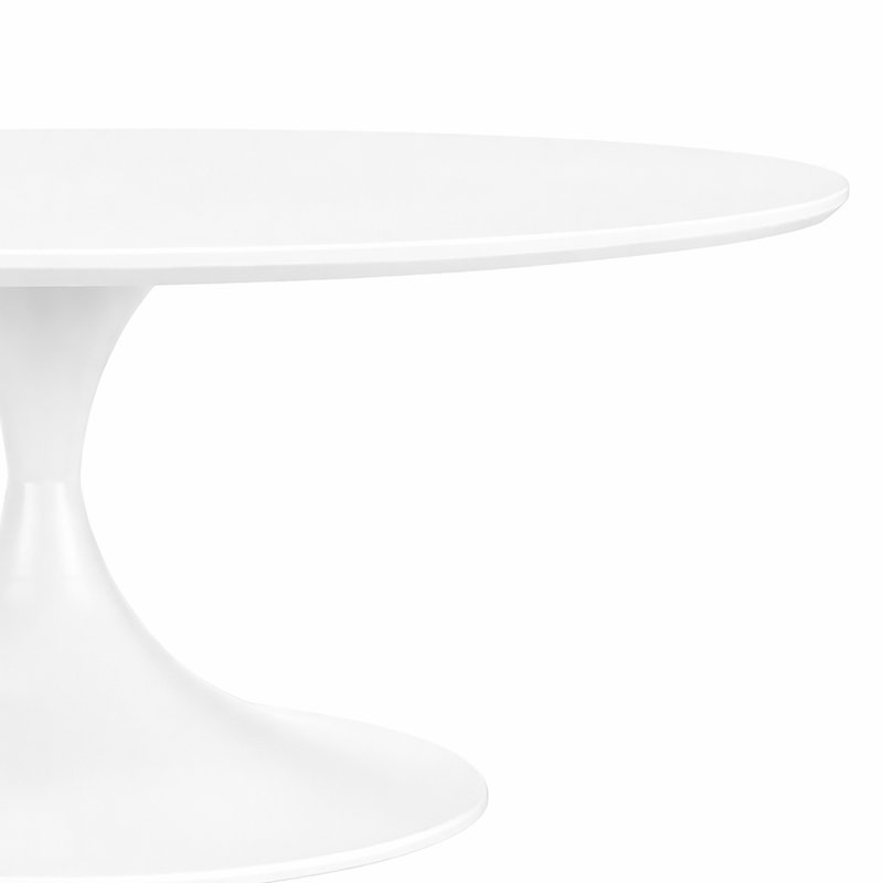 Flow Coffee Table, White/White