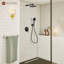 Robinet de douche mural avec valve brute