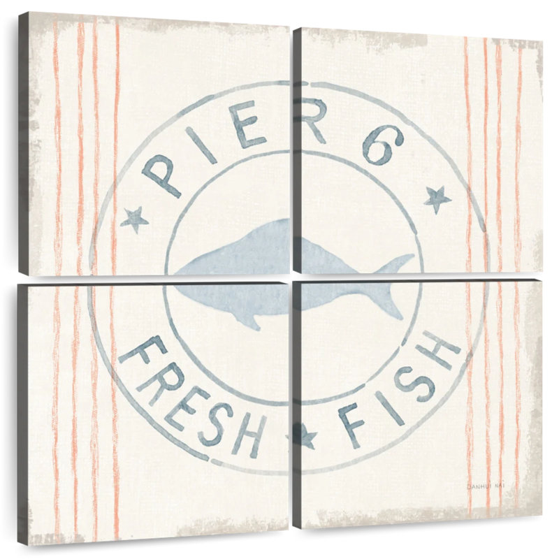 Poisson nautique Kema Floursack, H 26 po x l 26 po