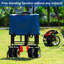 Chariot pliable pliable pour chariot de plage 350lbs Fordable Terrain Wagon 100L