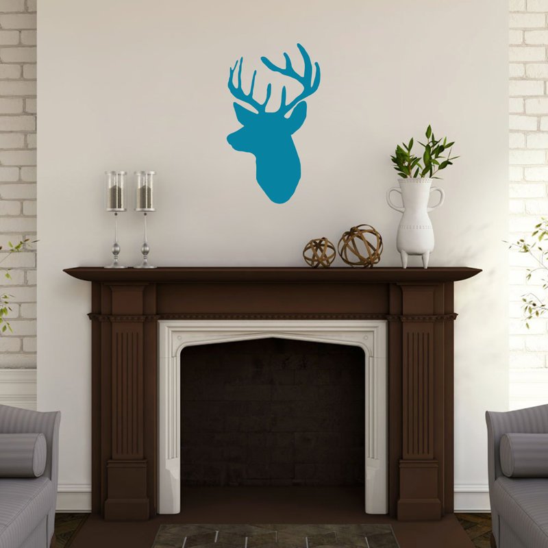 Décalcomanie murale Peloquin, Bleu sarcelle