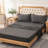 100% T-Shirt Cotton Super Soft Comfy Breathable Fits Mattress Up To 20" Extra Deep Pocket-111377190-111377193