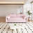 Loveseat Convertible Sleeper Sofa With Side Storage