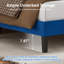 Ensemble de 2 lits plateforme tapissier Bedias-88590566
